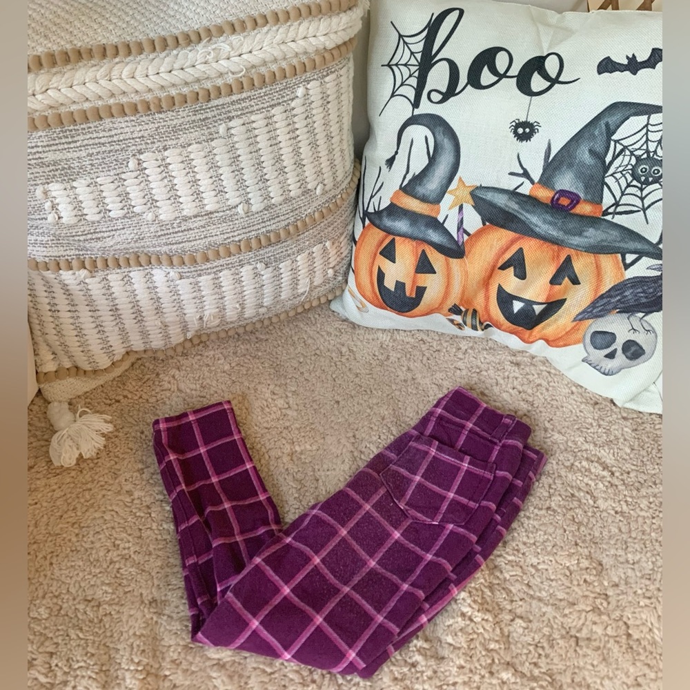 Plaid Girls Leggings/Pants